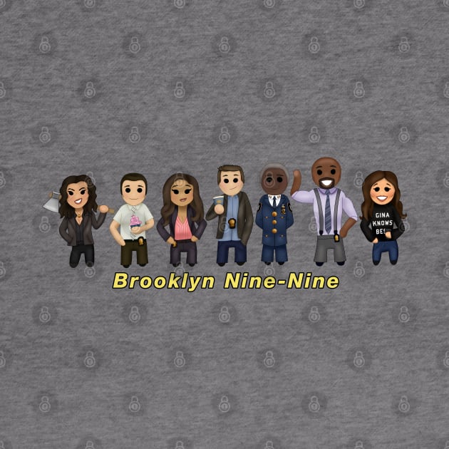 Brooklyn Nine-Nine Chibi by Celestabellearts